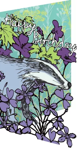 Badger Laser Lasercut Card