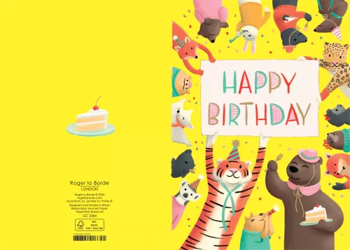 Party Animals Greeting Card