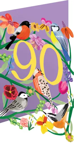 90 Birdhaven Lasercut Card