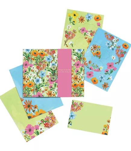 Flower Field Writing Paper Set
