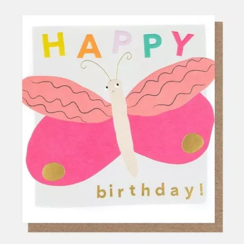 Happy Birthday Butterfly, Greeting card