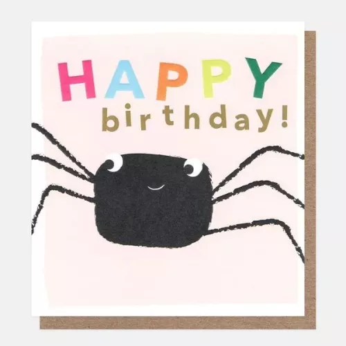 Happy Birthday Spider, Greeting card
