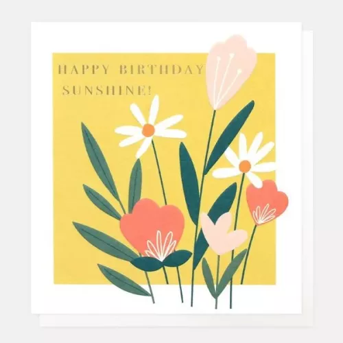 Happy Birthday Sunshine, Greeting card