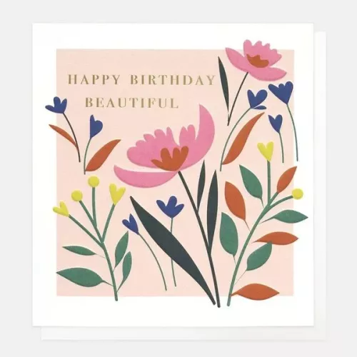 Happy Birthday Beautiful, Greeting card