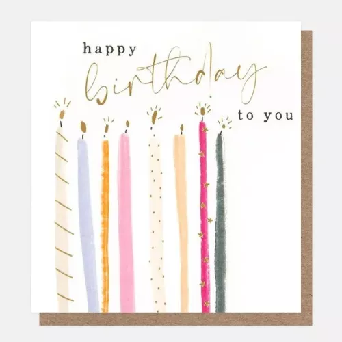 Happy Birthday To You Sketchy Candles