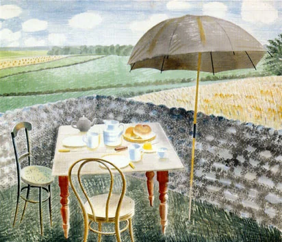 Tea at Furlongs, Greeting Card