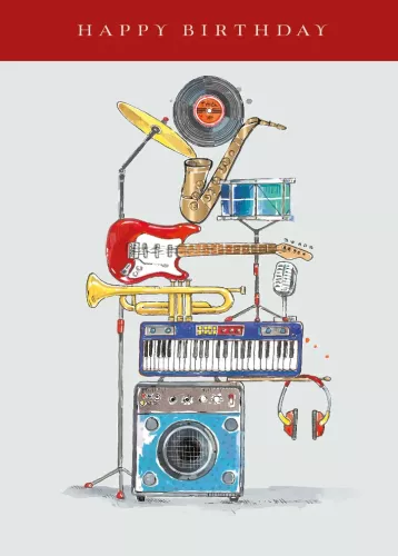 Time To Rock, Greeting Card