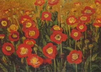 Poppies, Postcard