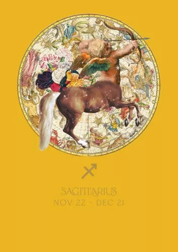 Sagittarius, Greeting Card