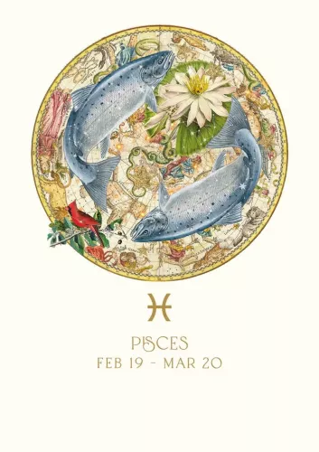 Pisces, Greeting Card