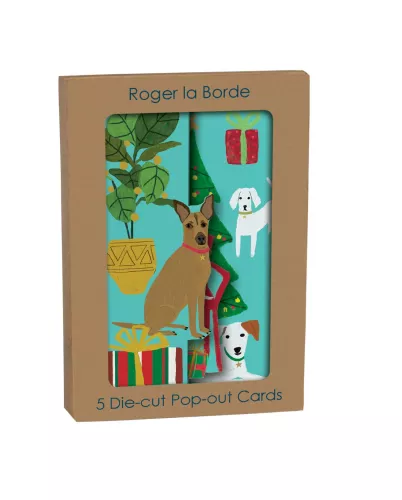 Shaggy Dogs, Tri-fold Card Kraft Box