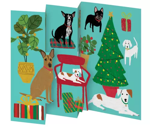 Shaggy Dogs, Tri-fold Card Kraft Box