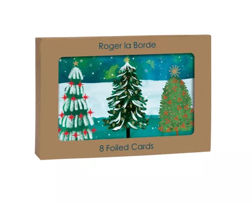 Wild Winter Forest, Petite Card Kraft Box