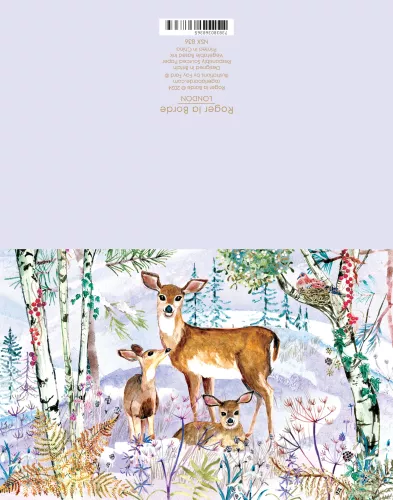 Wild Winter's Song Deer, Petite Card Kraft Box