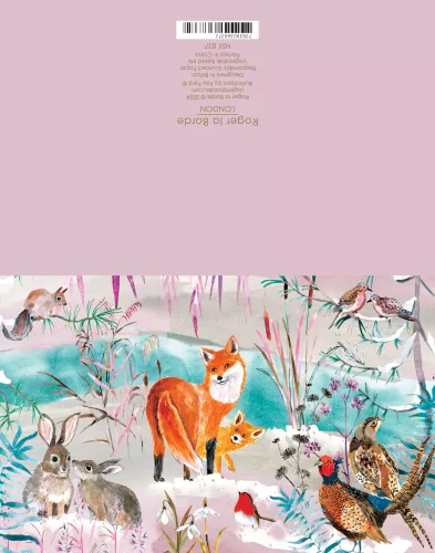 Wild Winter's Song Fox, Petite Card Kraft Box