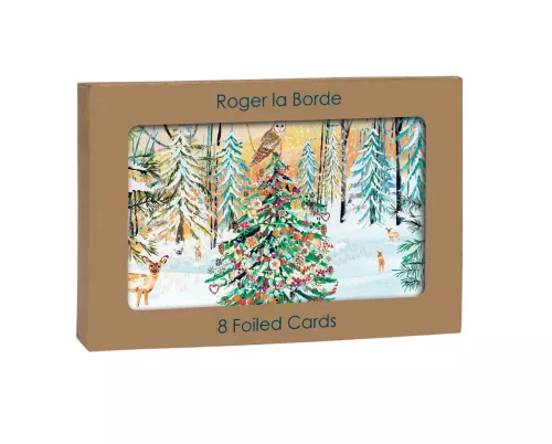Wild Winter's Song Tree, Petite Card Kraft Box