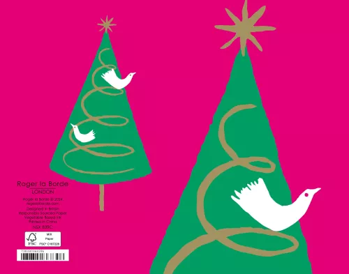 Doves in Tree, Petite Card Kraft Box