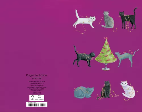8 Cats, Petite Card Kraft Box
