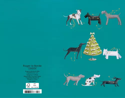 8 Dogs, Petite Card Kraft Box
