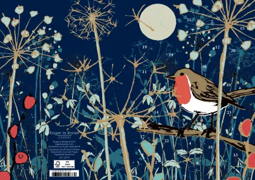Winter's Tale Robin, Advent Calendar Cards