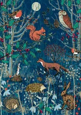 Winter's Tale Animals, Advent Calendar Card