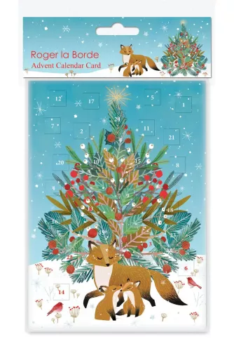 Beneath the Tree Fox, Advent Calendar Cards
