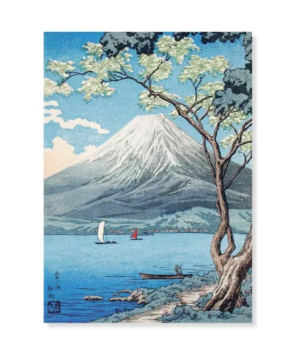 Mount Fuji from Lake Yamanaka, Vykort