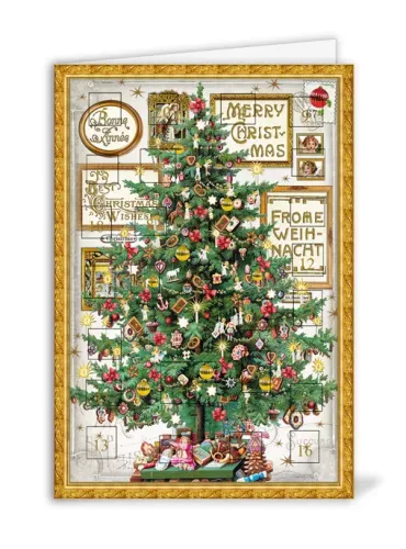Christmas Tree with Sentiments, Advent Calendar