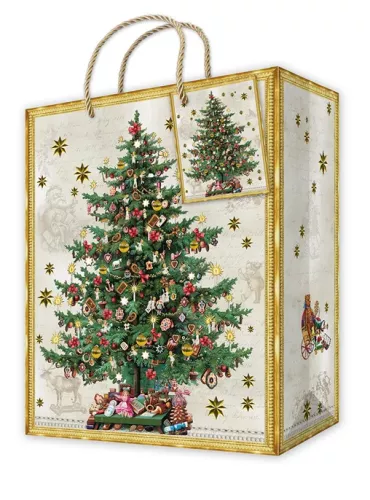Christmas Tree with Presents , Gift Bag S