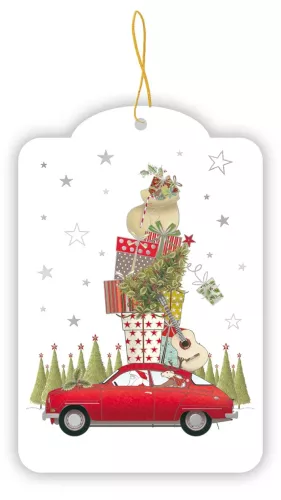 Christmas Icon Wreath, Gift Tag Pack