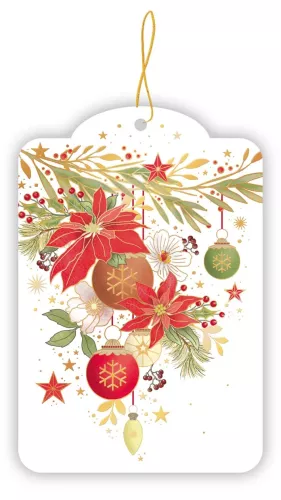 Ornaments on Branch, Gift Tag Pack