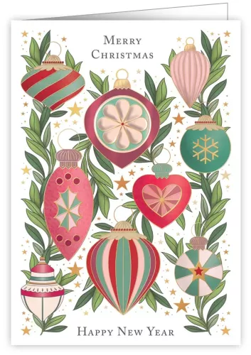 Xmas Decorations, Greeting Card
