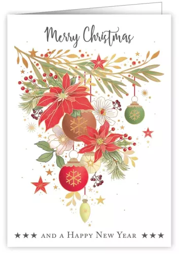 Christmas Flower, Greeting Card