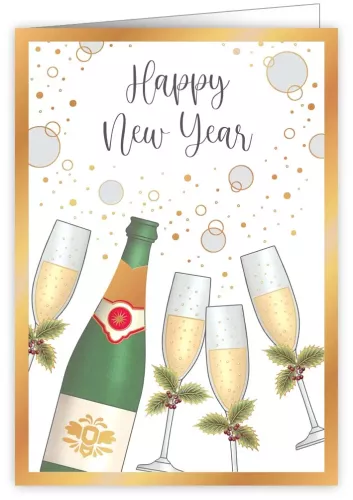 Champagne, Greeting Card