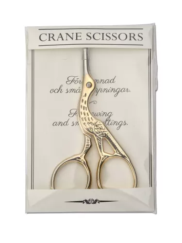 Crane Scissors Gold