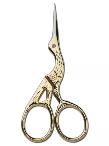 Crane Scissors Gold