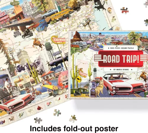 Road Trip! A 1000-Piece Jigsaw Puzzle