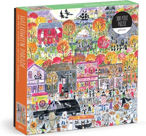 Michael Storrings Halloween Parade Puzzle: 500 Pieces