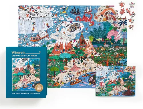 Where's? Curious and Far Out Places Search and Find Puzzle: 500 Pieces