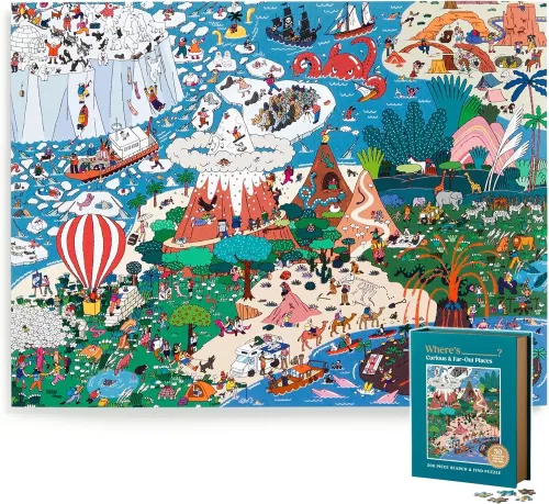 Where's? Curious and Far Out Places Search and Find Puzzle: 500 Pieces