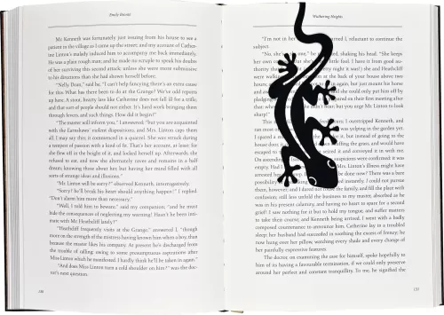 Gecko 'Hanging' Metal Bookmark