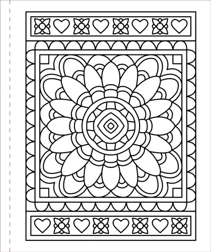 Large Print Coloring Book - Color Me Calm