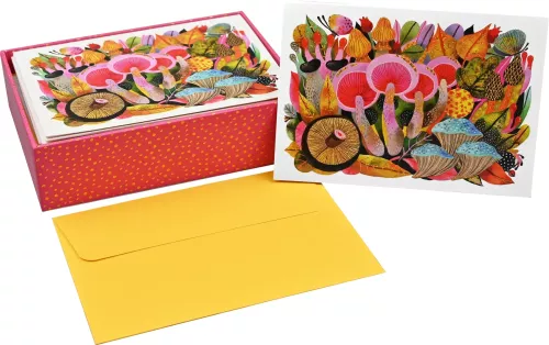 Note Card Mushroom Medley