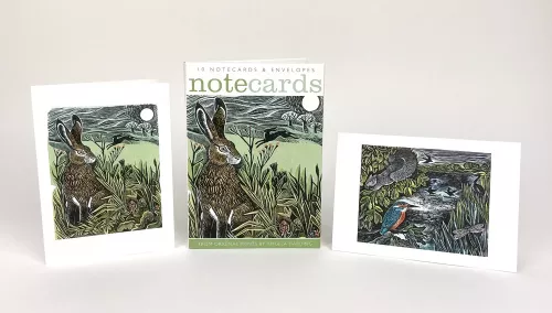 Kingfisher and Squirrel & Hidden Hares Notecard Wallet