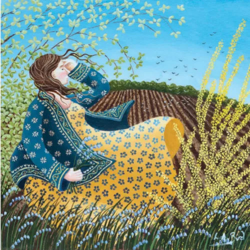 Spring at Last, Greeting Card