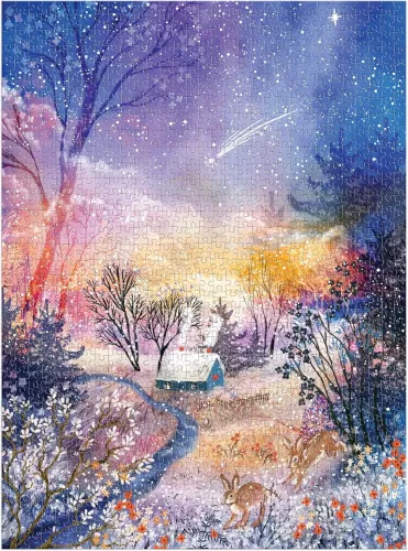 Enchanted Snowfall 1000 Piece Puzzle
