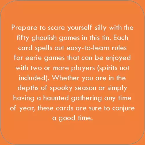After Dinner Amusements: Ghoulish Games