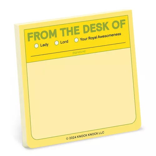 From The Desk Of Sticky Notes