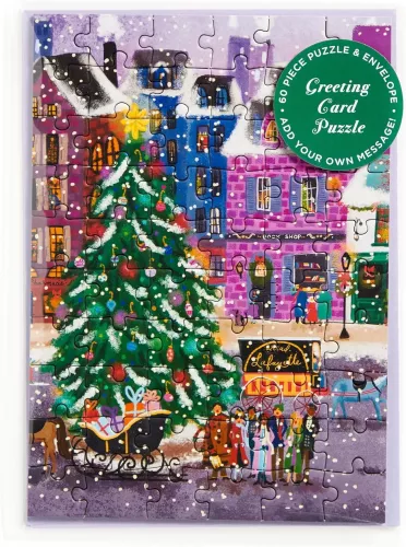 Joy Laforme Christmas Greeting Card Puzzle