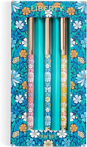3 Pen Set, Liberty Moon Flower